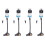 4X Front Left/Right ABS Sensor for  Captiva   Antara 96626078 1