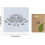 Drawing Stencil Template Square Creamy White Lotus 1 Sheet 2