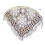 Handmade Crochet Cotton Lace Tablecloth Square 5