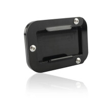 Kickstand Sidestand Stand Extension Enlarger Pad for INTERCEPTOR 650 2018-2023 650 650 2019-2023 Black