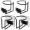 Stainless Steel Boat Cup Holder Black Coated 1 2