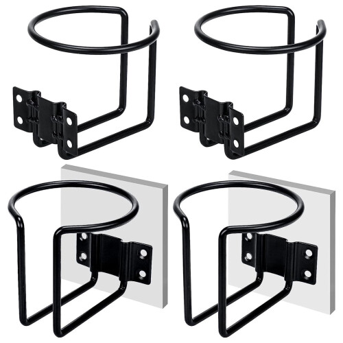 Stainless Steel Boat Cup Holder Black Coated 1 1