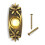 Wall Mounted LED Doorbell Switch Brass Hardwired Press 6