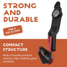 Motorcycle Rear Brake Lever Adjustable for R1300GS R 1300GS R1300 GS Modification Accessories Red