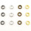 Grommets Eyelets 4 Color 200 Pcs 6mm with Tool 8