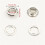 Grommets Eyelets 4 Color 200 Pcs 6mm with Tool 5