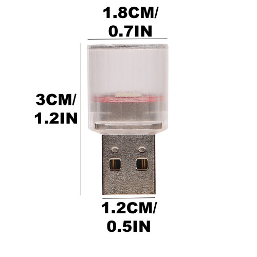 Car Interior LED Atmosphere Lamp USB Powered 2