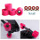Quad Roller Skate Wheels 78A 4 pcs Rose Red 3