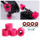 Quad Roller Skate Wheels 78A 4 pcs Rose Red 4