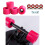 Quad Roller Skate Wheels 78A 4 pcs Rose Red 5