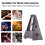 Universal Pyramid Mechanical Metronome ABS Material 1 Piece 6