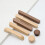 Wooden Cabinet Handles Beech 6 pcs 96 mm 3