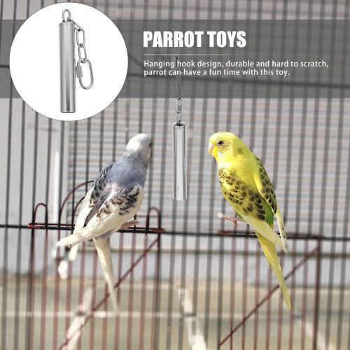 Parakeet Bell Toy Stainless Steel 1 Pack 2