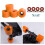 Quad Roller Skate Wheels 78A 4 pcs Orange 3