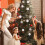 Flocked White Christmas Tree Ornaments Set 6 Pieces 6