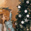 Flocked White Christmas Tree Ornaments Set 6 Pieces 4