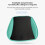 Breathable Car Seat Cushion Polyester 45x45cm 6