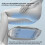 Breathable Car Seat Cushion Polyester 45x45cm 7