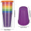 Reusable Plastic Drinking Cups 7 oz 7 Pack BPA Free 6