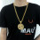 Gold or Silver Plated Chain Necklace with Dollar Sign 8