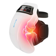 Masajeador de rodilla inalámbrico con 9 niveles de calor y vibración: soporte de rodilla con calefacción ajustable para la relajac