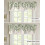 Spring Green Sage Leaf Valance Linen Rod Pocket Adjustable 5