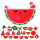 Watermelon Stickers Summer Party Fruit Decals 50 Pieces 2