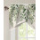 Spring Green Sage Leaf Valance Linen Rod Pocket Adjustable 3