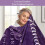 Couverture douce violette pour grand-mère 152 x 127 cm 2