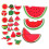 Watermelon Stickers Summer Party Fruit Decals 50 Pieces 7