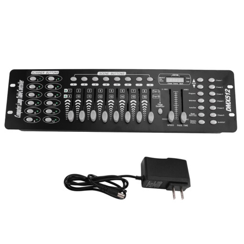 New 192DMX Controller Stage Lighting 512DMX Console, DJ Control Equipment US Plug