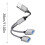 Adattatore da USB a Type-C 2 in 1 per ricarica rapida e USB 2.0 3