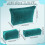 Corduroy make-uptassenset voor dames, 3-delig 6