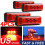 AUTOXBERT Red 3-LED Side Marker Light 12V 24V Waterproof 1