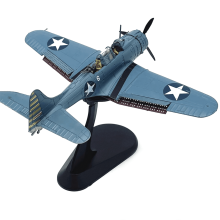 US SBD-3 Dive Bomber Alloy Aircraft Model 1:72 Scale