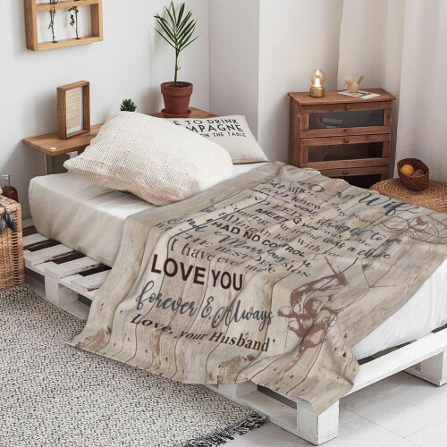 Couverture romantique pour épouse 30 x 40 pouces 2