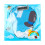 Vatertags-Partybanner, blauer Polyester-Hintergrund, 78,7 x 8