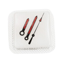 Watch Hand Set Alloy Steel Hour Minute for NH35 NH36 Red
