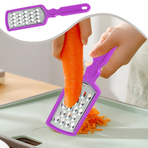Râpe à fromage ergonomique manuelle en acier inoxydable (1 pièce) 1