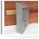 Wall Mount Locking Mailbox with Key Silver 12x8.5 in 2