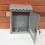 Wall Mount Locking Mailbox with Key Silver 12x8.5 in 8