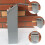 Wall Mount Locking Mailbox with Key Silver 12x8.5 in 7