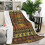 Flannel Boho Striped Quilted Throw Blanket 50x60 in 2