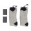Chaussettes chauffantes rechargeables en coton gris, taille unique 2