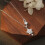 Collana a stella in argento sterling da donna con zirconi, 3