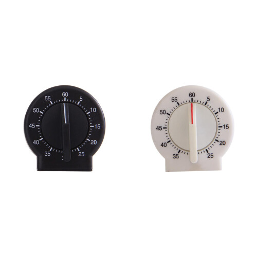 Wind-Up Kitchen Timer Mechanical Visual Countdown 2 pcs