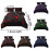 Geometric Red Black Comforter Set Full Size 3