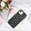 iPhone16e Glitter Stötsäkert Skal Svart TPU/PC 7