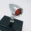 Motorcycle LED Retro Turn Signals Red 1 Pair 12V 6