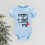 Baby Bodysuits Short Sleeve Letter Print 3M 3